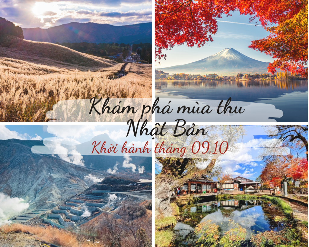 KHÁM PHÁ NHẬT BẢN ĐẦU THU (VJ) - (TOKYO - PHÚ SĨ)